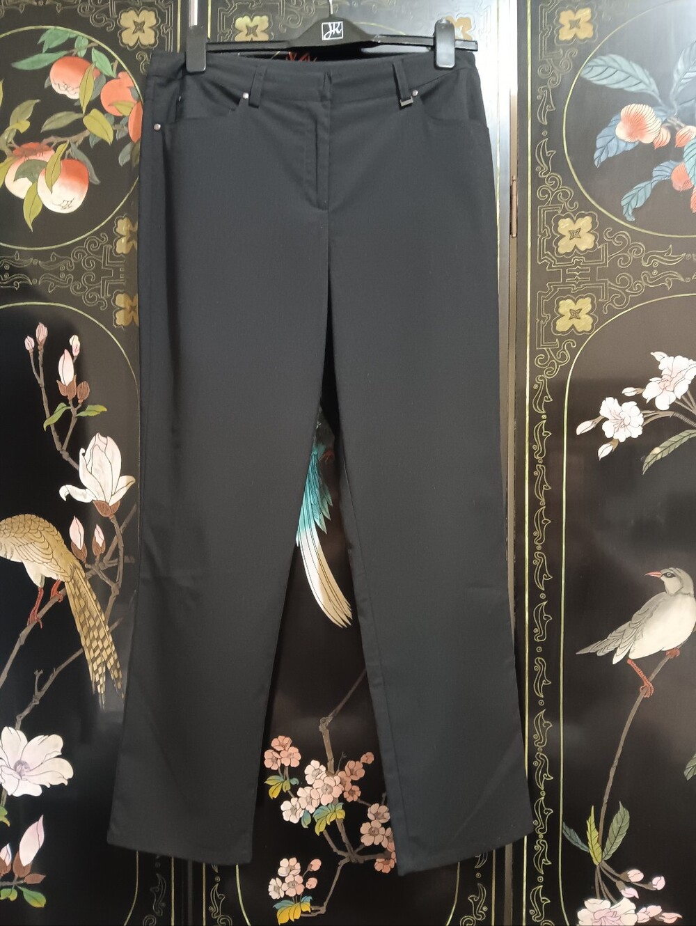 SPANNER Black Straight-Leg Women's Pants